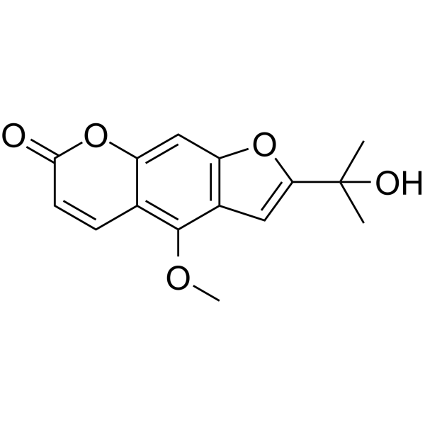2-(1-Hydroxy-1-methylethyl)-4-methoxyfuro-[3,2-g]benzopyran-7-one 54087-32-0